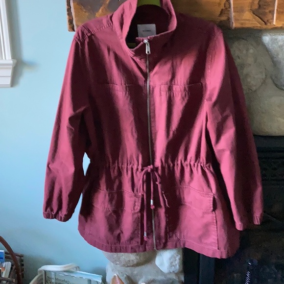 Old navy coat burgundy - Picture 1 of 9